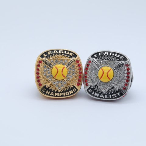 League Champion and Finalist Ring Softball