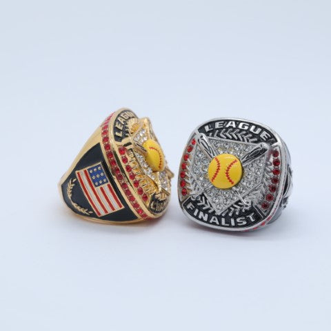 League Champion and Finalist Ring Softball