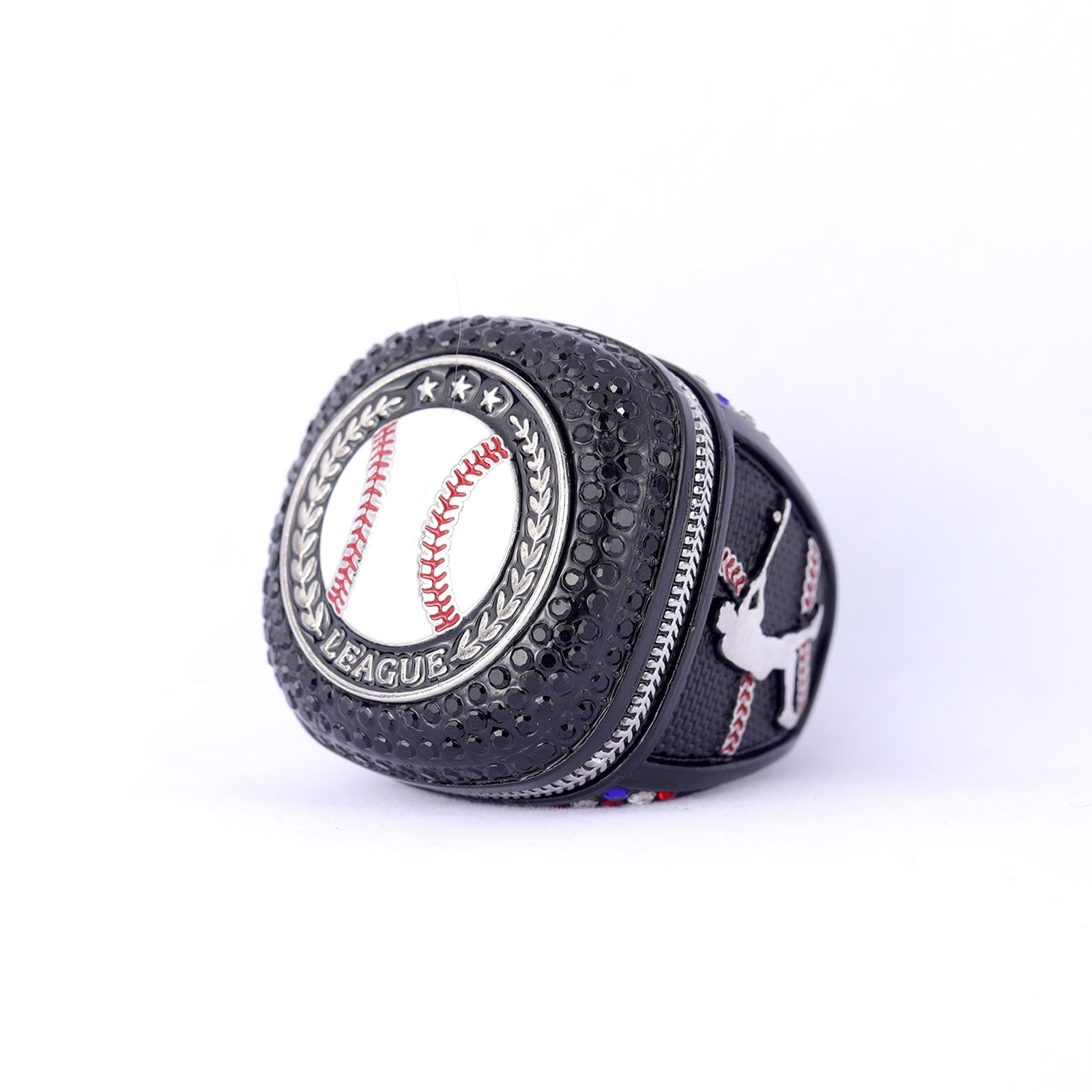 2026 League Participant Baseball Ring – Black & Silver Edition