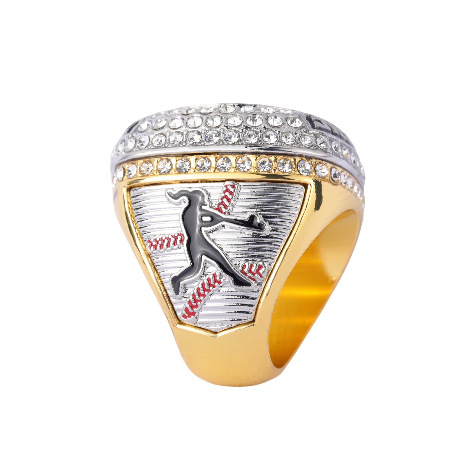 2026 Softball Finalist Ring – Silver & Gold Finish | League Award Ring