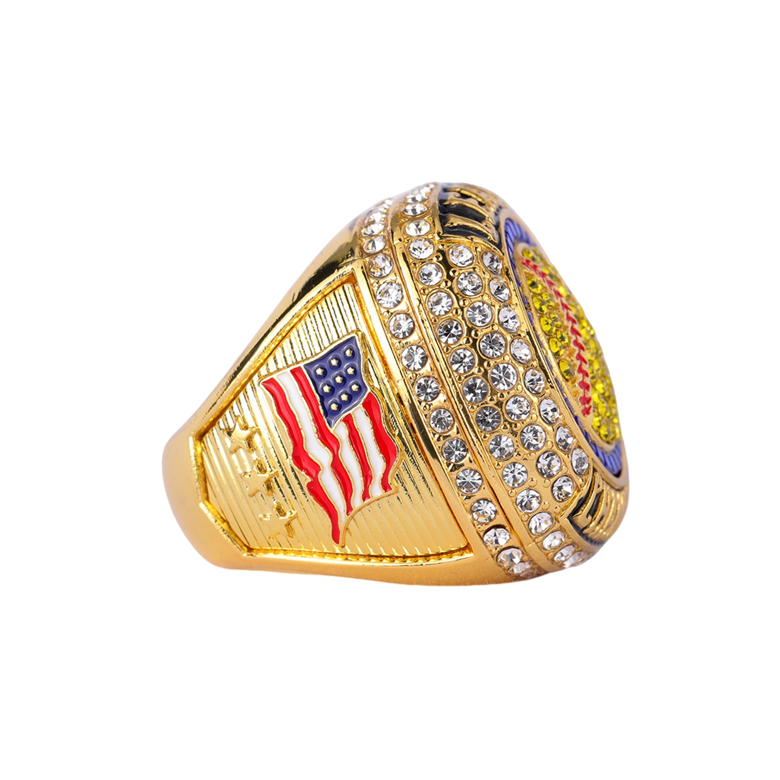 2026 Softball Championship Ring – Gold Finish | League Champions Award Ring