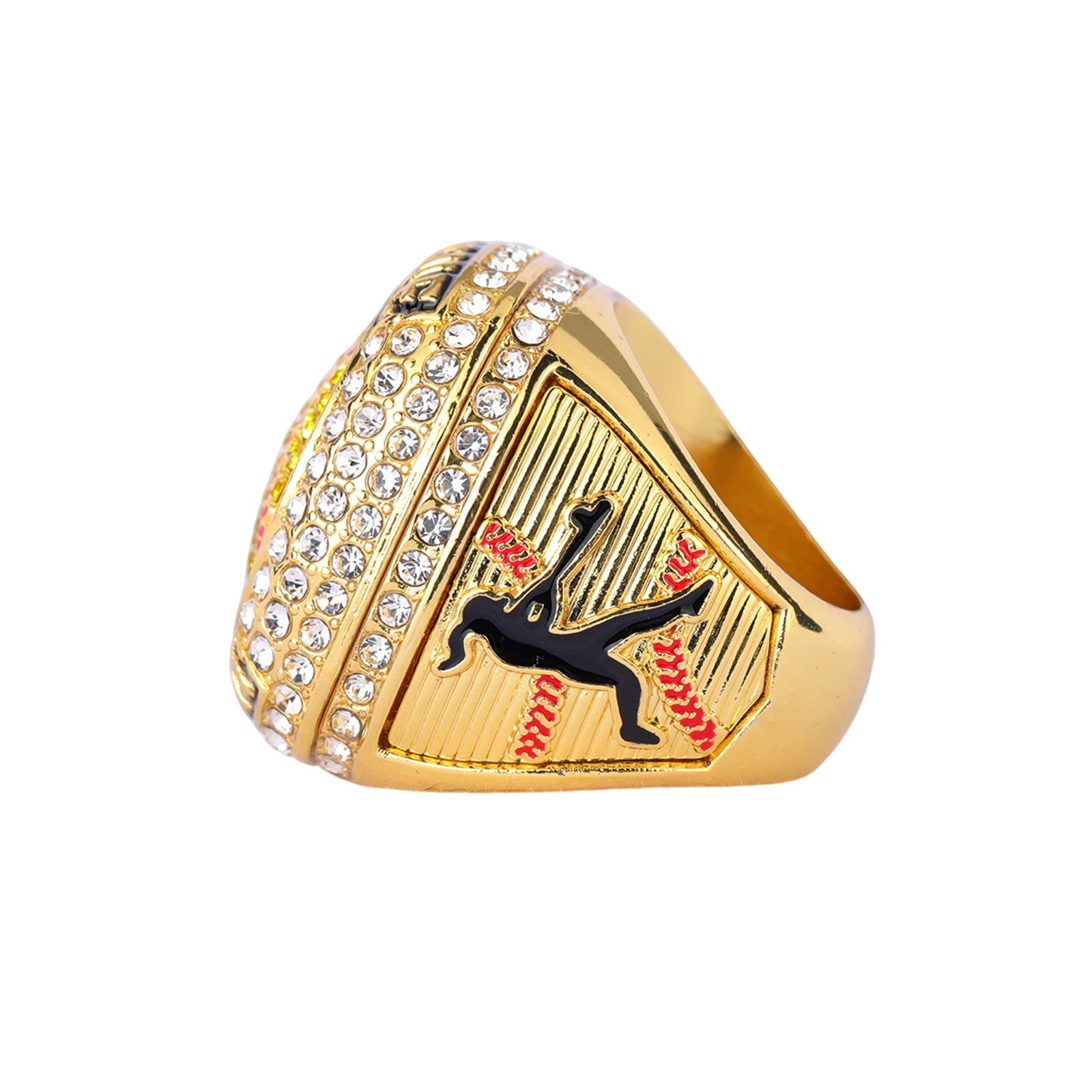 2026 Softball Championship Ring – Gold Finish | League Champions Award Ring