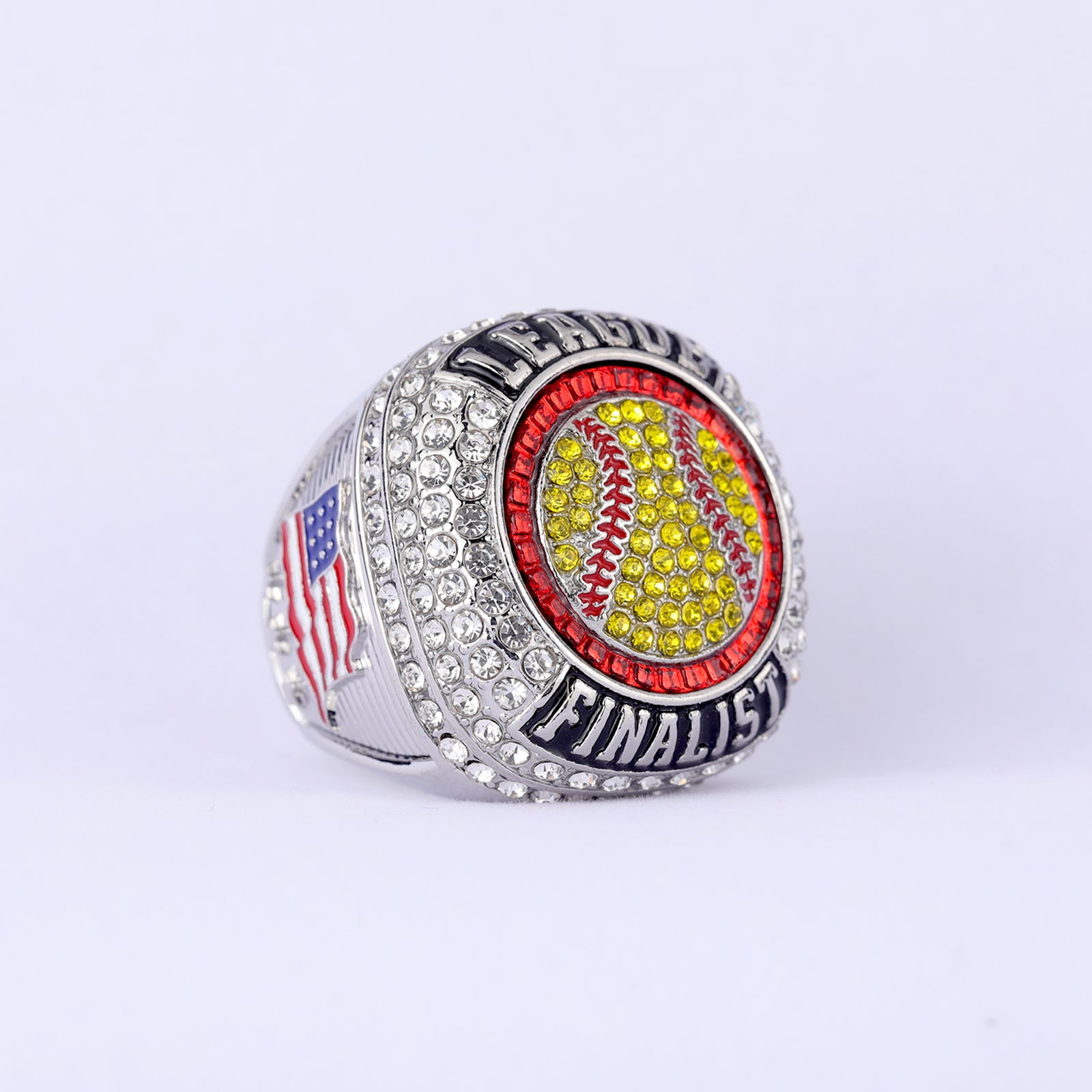 Youth League Finalist Softball Ring – Silver Ice Edition