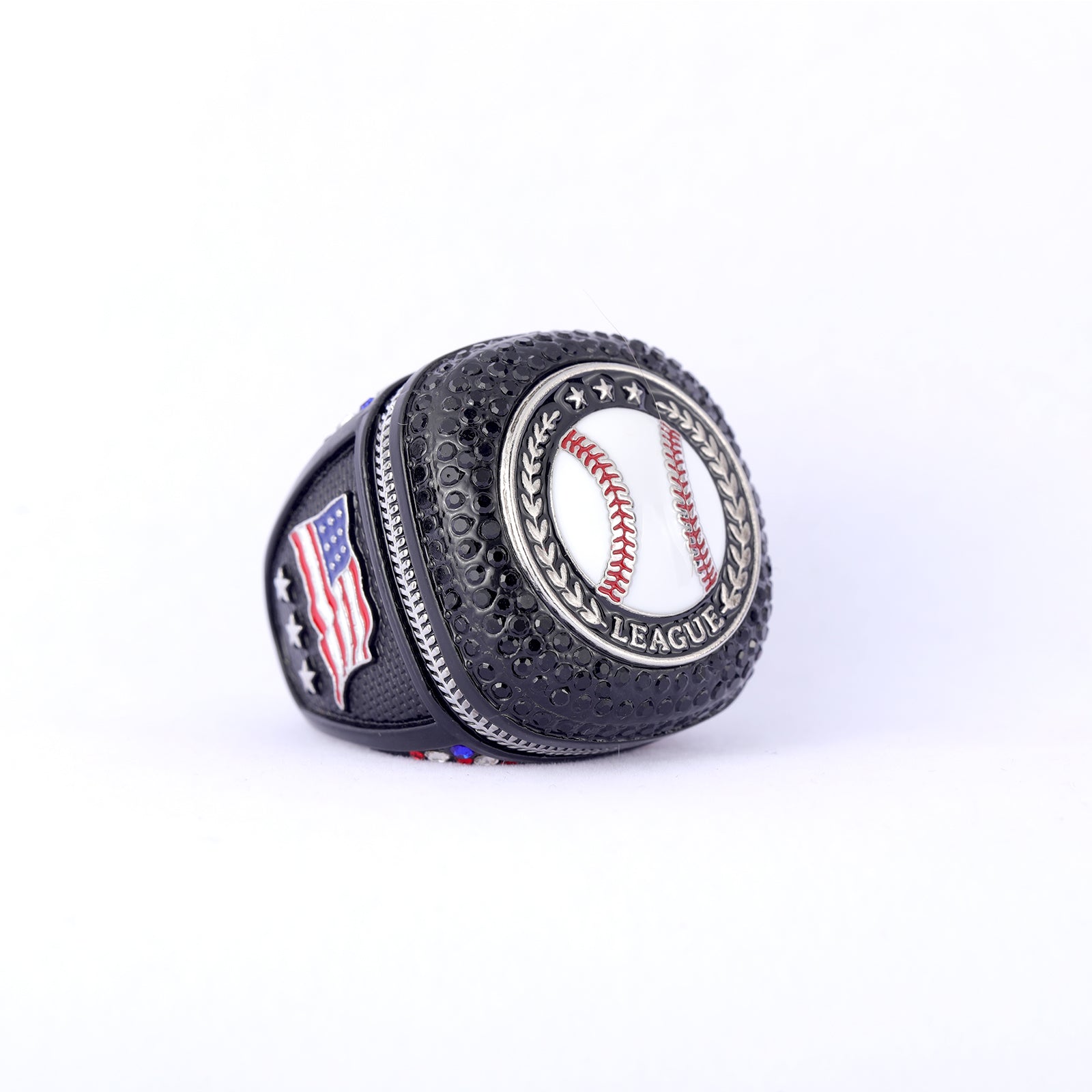 2026 League Participant Baseball Ring – Black & Silver Edition