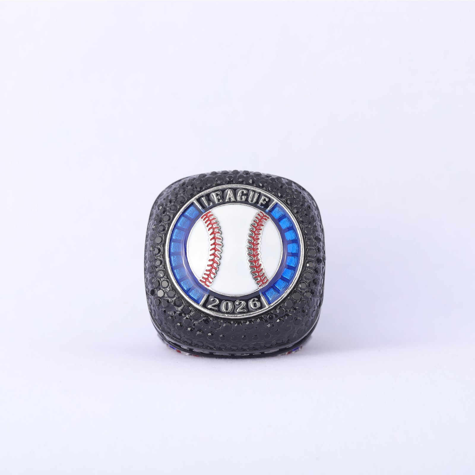 Youth League Finalist Baseball Ring – Black Ice Blue Edition